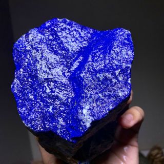 AAA TOP QUALITY SOLID LAPIS LAZULI ROUGH 4.  5 LB - FROM AFGHANISTAN 3