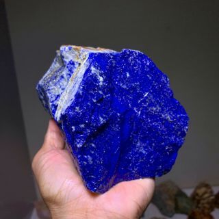AAA TOP QUALITY SOLID LAPIS LAZULI ROUGH 4.  5 LB - FROM AFGHANISTAN 5