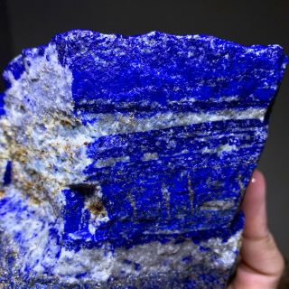 AAA TOP QUALITY SOLID LAPIS LAZULI ROUGH 4.  5 LB - FROM AFGHANISTAN 6