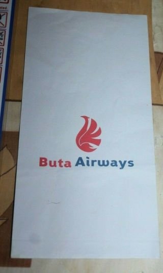 Buta Airways Air Sickness Bag (rare,  From Azerbaijan)