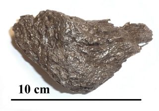 Meteorite,  Ataxite Dronino,  Russia,  Complete Sandblasted Piece,  990 Grams