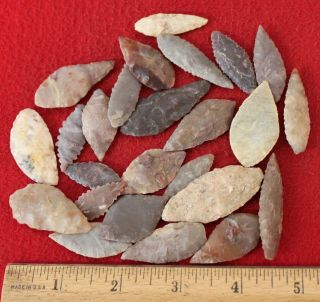 (24) Neolithic Willowleaf Blades