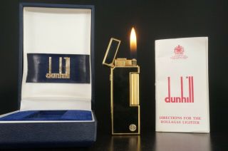 Dunhill Rollagas Lighter - Orings Vintage W/box 858