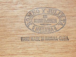 Romeo Y Julieta Habana Boite Nature Seleccion Privada Cigar Box 8