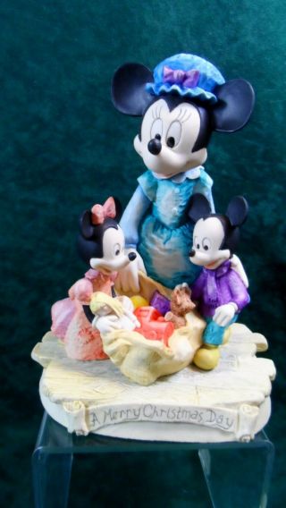 Disney Goofy Scrooge Minnie Mickey Mouse Christmas Carol LE Scotland Figurine 9