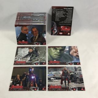 Marvel The Avengers: Age Of Ultron Upper Deck 2105 Complete Card Set (1 - 90)