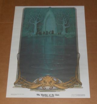 Steve Hickman The Watcher At The Gate Poster Print 1976 Fantasy