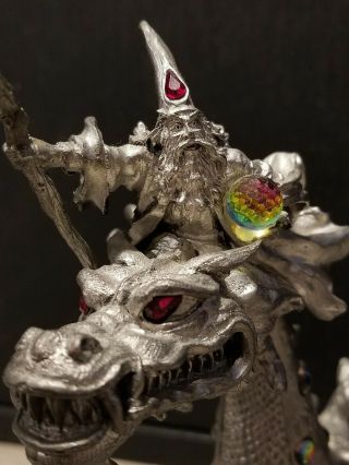 Perth Pewter Wizard Dragon Rider By (ray Lamb)