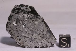 Bondoc Meteorite etched full slice 22.  4 grams 7