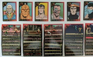 1994 Classic Mortal Kombat Complete Base Set 100 Cards 2
