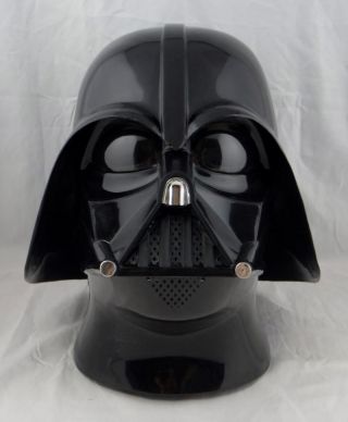 David Prowse Autographed Star Wars Darth Vader Mask - Jsa Auth Silver