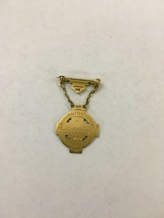 Metropolitan Hospital Training School York,  Nursing Pin 1935,  14k Gold 5