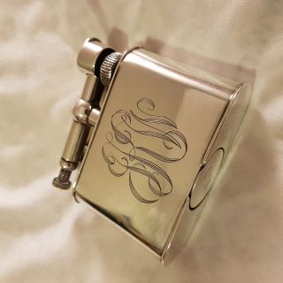 CARTIER sterling silver table lighter,  295g 8