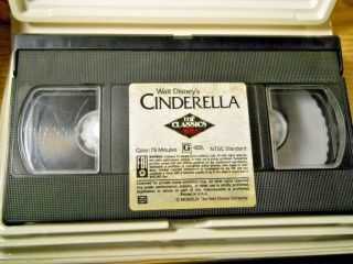 9 Disney Black Diamond VHS CINDERELLA ALADDIN DUMBO JUNGLE BOOK BEAUTY BEAST 5