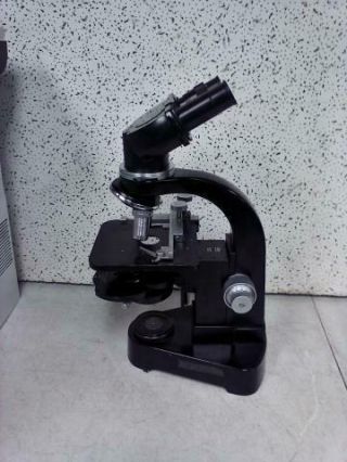 Vintage Leitz Wetzlar Binocular Microscope 1967 - 72 With 2 Objectives