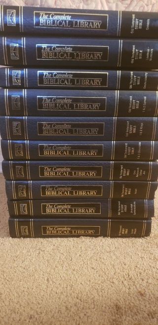 The Complete Biblical Library.  HardCover.  Religious Books.  Old Testament. 2