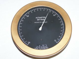 Large Aviation Barometer From Faa Control Tower - 99 Cents Starting Bid