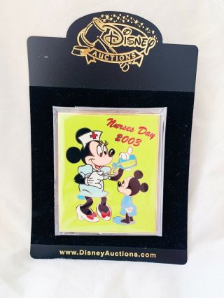 Disney Le 100 Nurses Day 2003 Jumbo Minnie Mouse Pin 21607
