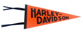 Harley Davidson Vintage Style Pennant 12 "