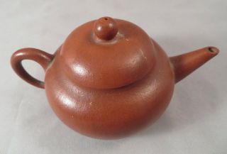 Signed Chinese Crackle Glazed Yixing Zisha Clay Buccaro Tea Set Pot Cups Tray NR 3