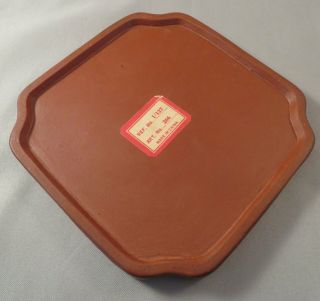 Signed Chinese Crackle Glazed Yixing Zisha Clay Buccaro Tea Set Pot Cups Tray NR 8