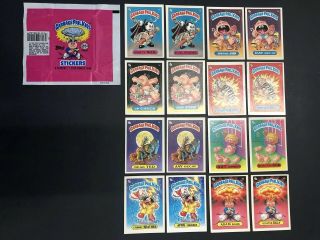 Garbage Pail Kids Series 1 1985 Complete Glossy Set 82 Card Os1 First Series