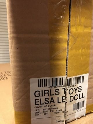 Disney Store SNOW QUEEN ELSA FROZEN Doll 17 