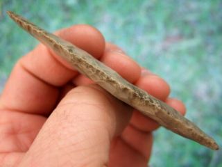 Fine 3 5/8 inch Kentucky Redstone Clovis Point with Arrowheads Artifacts 4