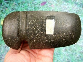 Fine 7 3/8 Inch G10 Missouri Grooved Axe With Arrowheads Artifacts