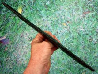 Fine 14 3/8 inch Washington St.  Dance Blade with Arrowheads Artifacts 7