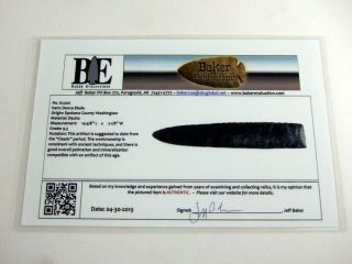 Fine 14 3/8 inch Washington St.  Dance Blade with Arrowheads Artifacts 8