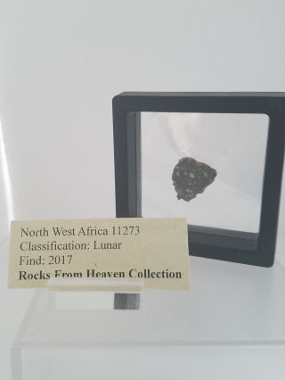 Nwa 11273 Lunar Meteorite Slice 2.  00 Grams
