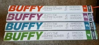 Buffy The Vampire Slayer Season 8 Library Edition Vol 1 - 4 Set.  DVDs Season 1 - 7 4
