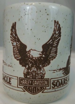Harley Davidson Buy Back Small Mug The Eagle Soars Alone Commemorative June 1981