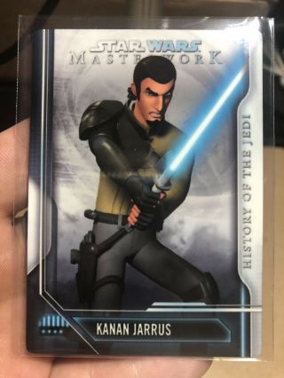 2018 Star Wars Masterwork Metal Card 4/5 Hand Numbered
