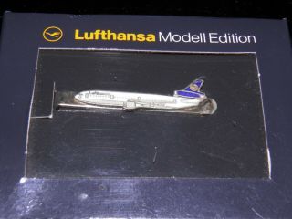 Herpa Lufthansa Airlines Md - 11 Airliner Tie Pin