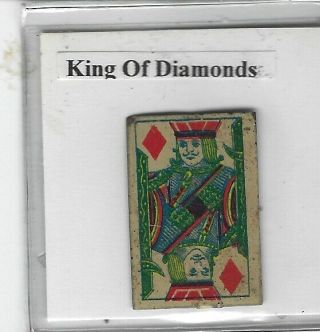Tobacco Tag King Of Diamonds