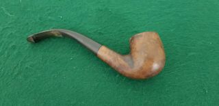 Vintage 12.  5 cm Peterson ' s Junior Bent Billiard Estate Smoking Pipe 5