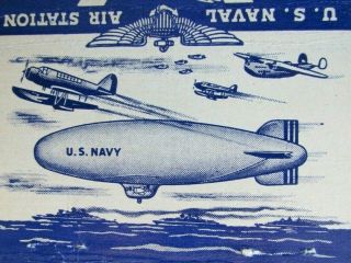 U.  S.  Navy: Naval Air Station (moffett Field,  California) (post Card) (blimp) G27