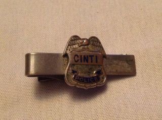 Vintage Cincinnati,  Ohio Police Tie Clip
