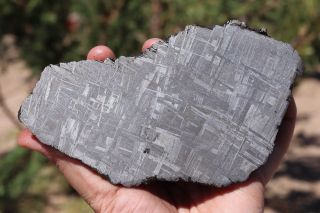 Muonionalusta Meteorite Etched End Cut 1,  018 Grams
