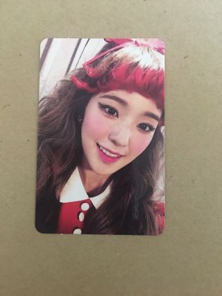Red Velvet Irene The Red Official Photocard Card Kpop K - Pop Reveluvs Joy Seulgi