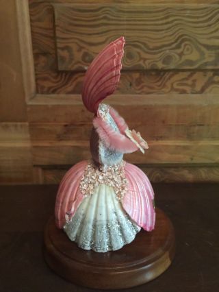 Vintage Seashell Doll Souvenir Of Sundial Port Isabel Texas 4