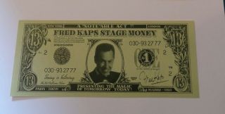Fred Kaps Currency Scarce