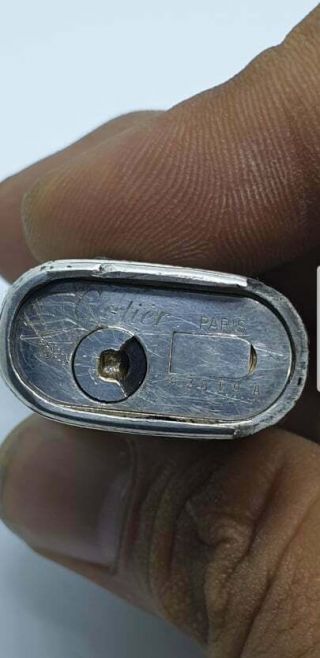Zippo Lighter Cartier STERLING Silver 925 Engraving By Designer 5
