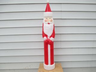 Christmas Decor - Union Products Don Featherstone Santa Blow Mold Light 39 " Tall