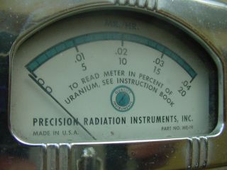 1955 PRECISION RADIATION INSTRUMENTS PRO GEIGER COUNTER 107C MODEL 2