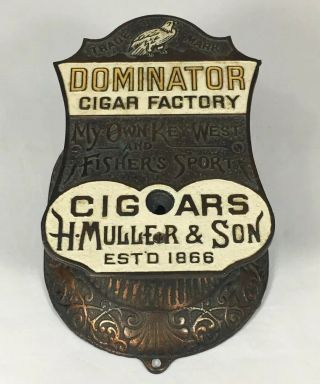 Erie Specialty Co.  Dominator Cigar Factory H.  Muller & Son Cigar Tip Cutter 1889