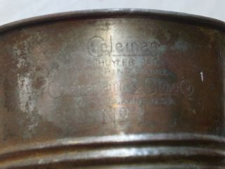 Antique Vintage Large Coleman Copper Lamp & Stove Screen Filtered Funnel 3