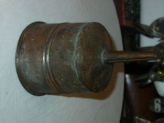 Antique Vintage Large Coleman Copper Lamp & Stove Screen Filtered Funnel 4